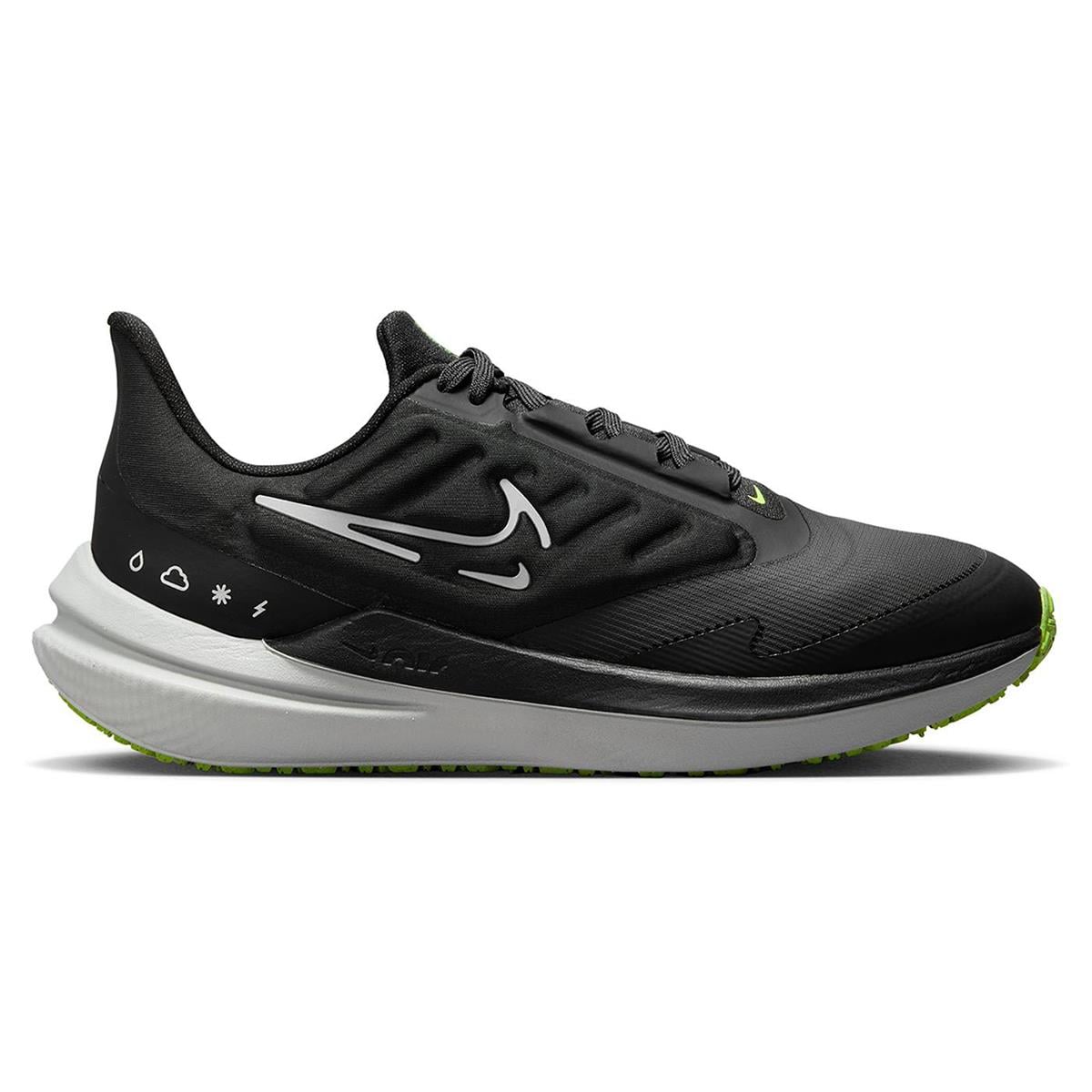 Nike DM1104-001 Air Winflo 9 Shield Siyah Kadın Koşu Ayakkabısı