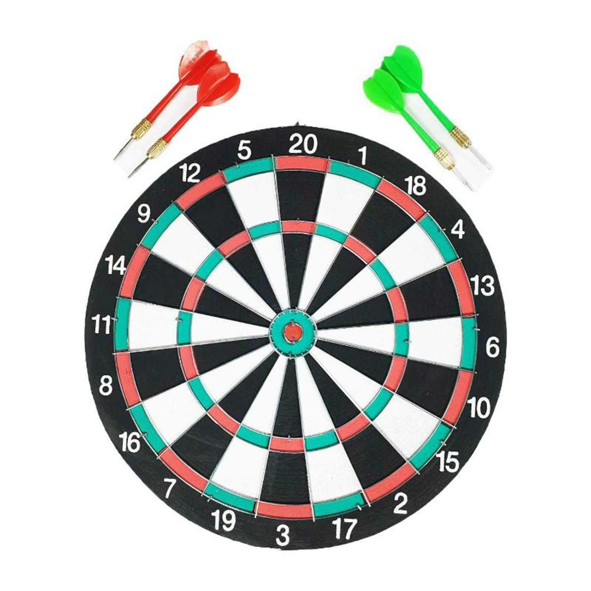 Seftil 17'' (40cm) Çift Taraflı Dart Seti + 6 Ok