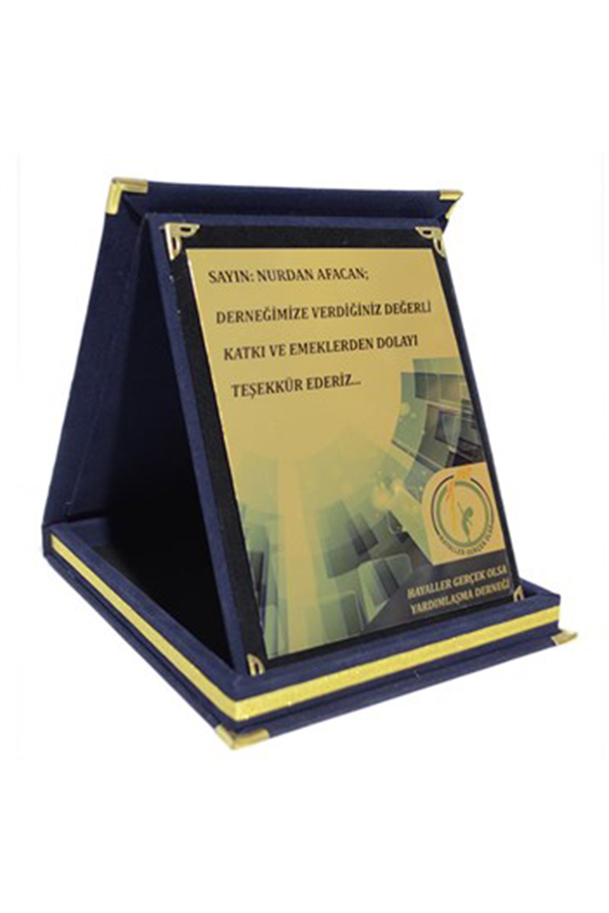 Seftil Mavi Plaket 12x16 cm