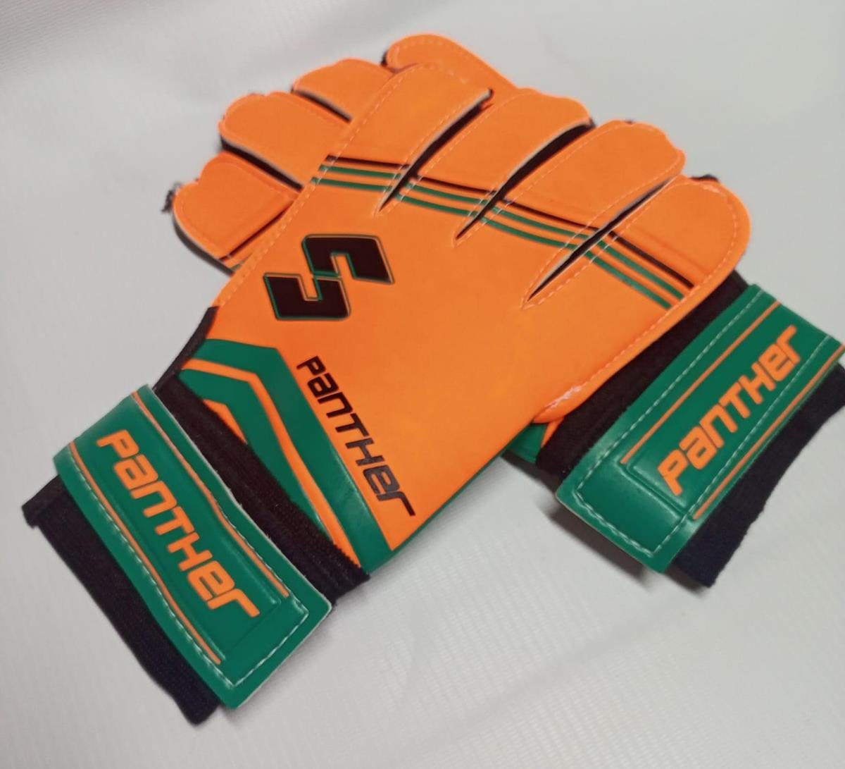 Seftil Panther Kaleci Eldiveni Turuncu-Yeşil