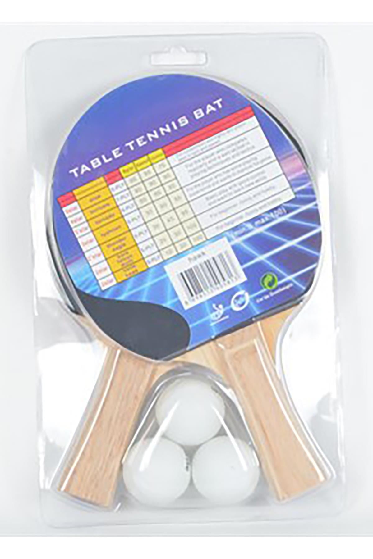 Sportive Hawk Masa Tenisi Seti (2 Raket + 3 Top)
