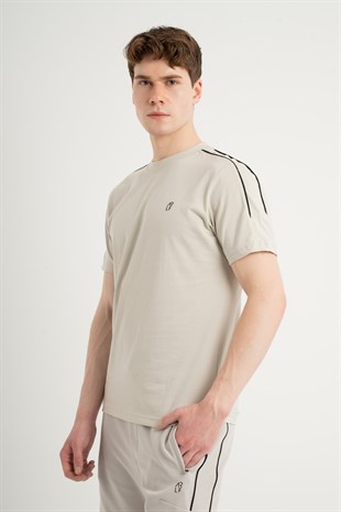 Aırlife 190007-M.02-T Erkek Tişörtü Taş Rengi