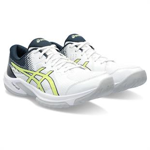 Asics Beyond-FF Erkek Beyaz-Sarı Voleybol Ayakkabı
