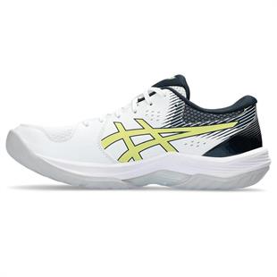 Asics Beyond-FF Erkek Beyaz-Sarı Voleybol Ayakkabı