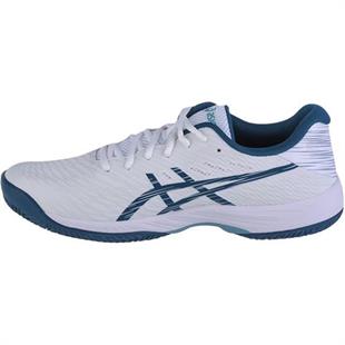 Asics Gel-Game 9 Clay/OC Beyaz-Yeşil Erkek Tenis