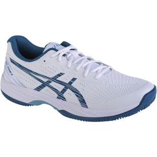 Asics Gel-Game 9 Clay/OC Beyaz-Yeşil Erkek Tenis
