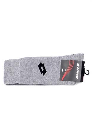 Lotto Mateo Socks Gri 2li  Kısa Çorap 40-44