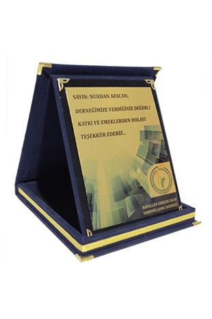 Seftil Mavi Plaket 12x16 cm