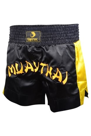 Tigertec Fight Muay Thai Şortu-Siyah