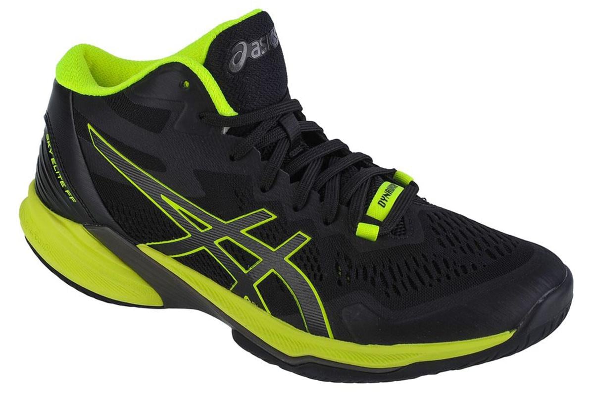 Asics Sky Elite FF MT Siyah-Sarı Erkek Voleybol Ayakkabısı