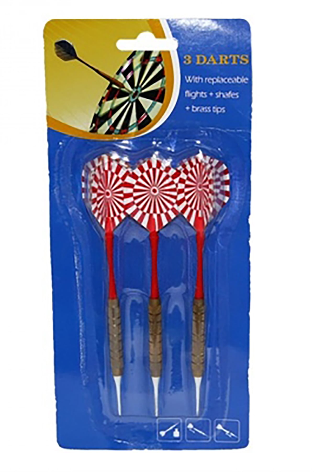 Avessa 24 GR 3'lü Paket Çelik Uçlu Dart Oku Seti