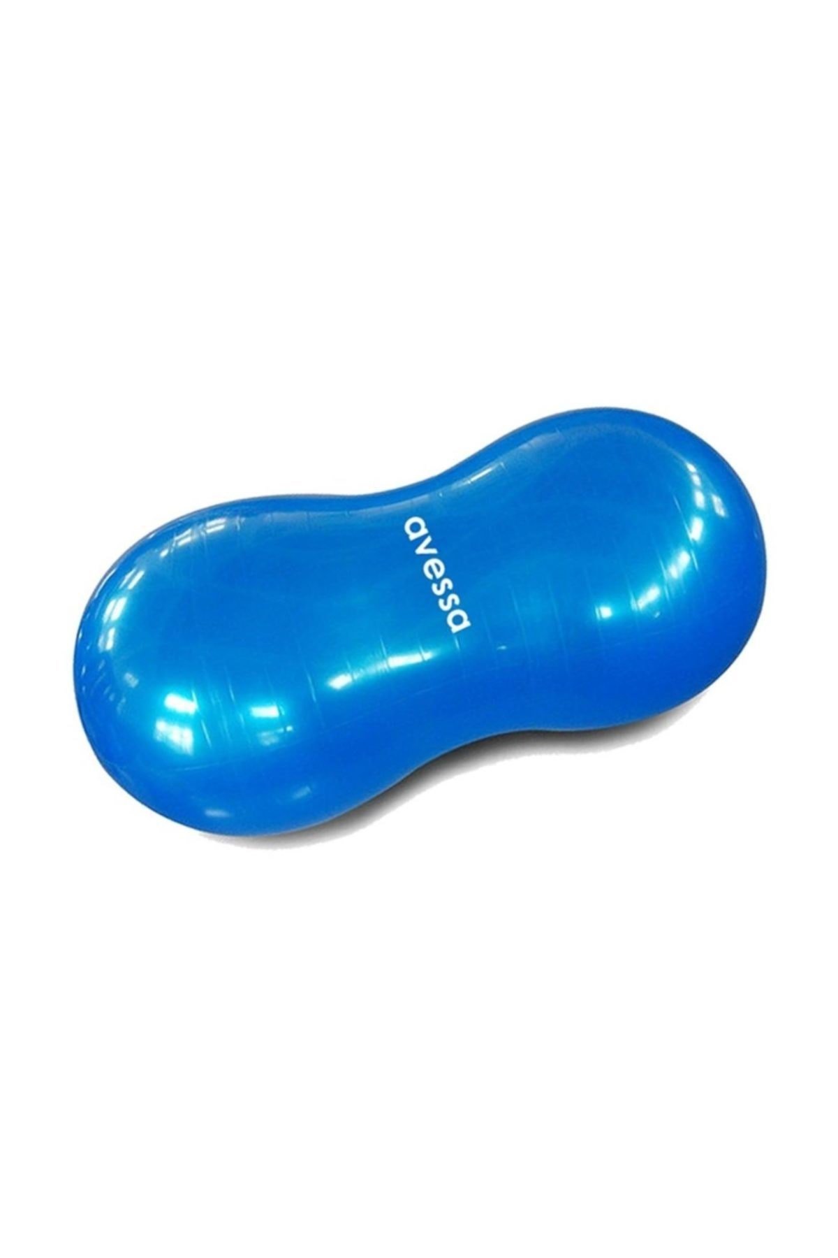 Avessa Fıstık Şekilli Pilates Topu Pompasız Mavi