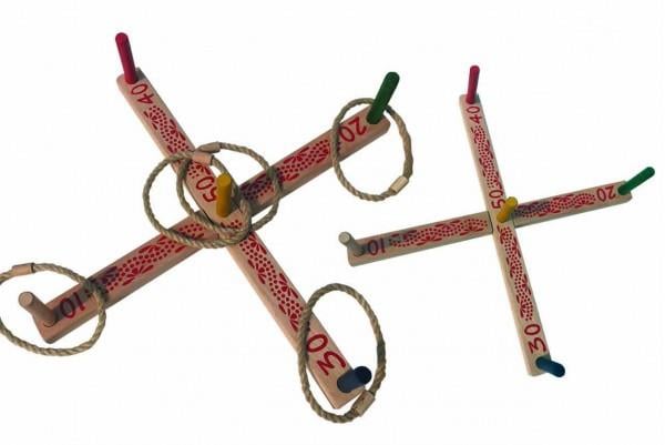 Seftil Ahşap Halka Atma Oyun Seti