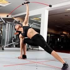 Sportive Portatif Aerobik Bar Yoga Fitness 131 CM