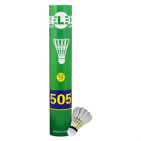 Selex 505 Kaz Tüyü 12'li Badminton Topu