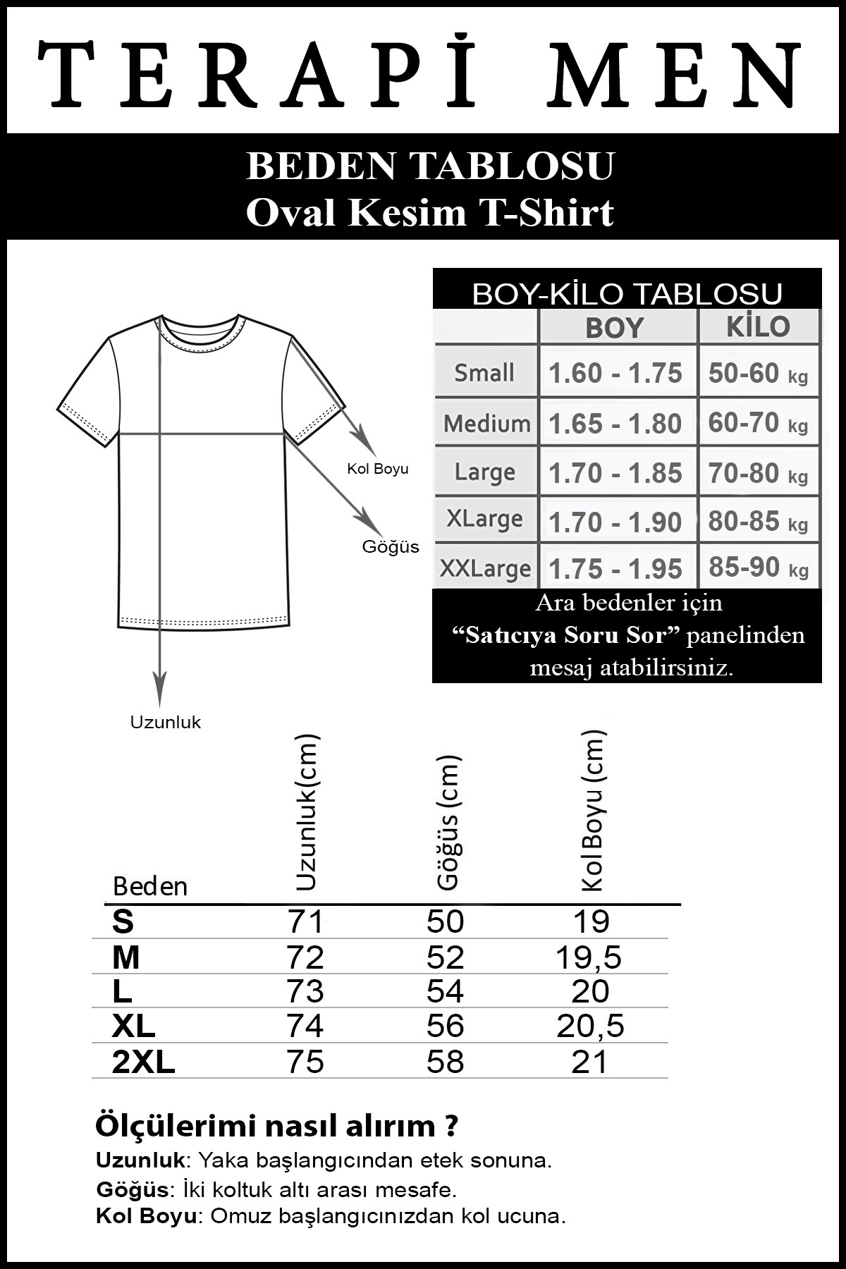 Erkek Kısa Kollu Oval Kesim Basic T-Shirt 21K-3400741-01 Siyah | Terapi  Giyim