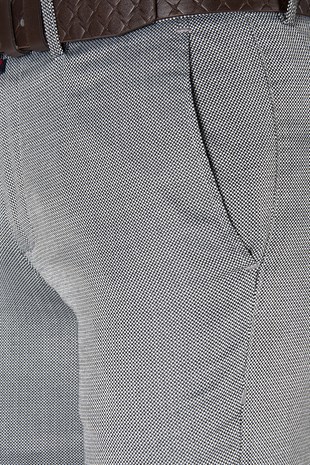 Erkek Keten Pantolon 9Y-2200196-008 Gri