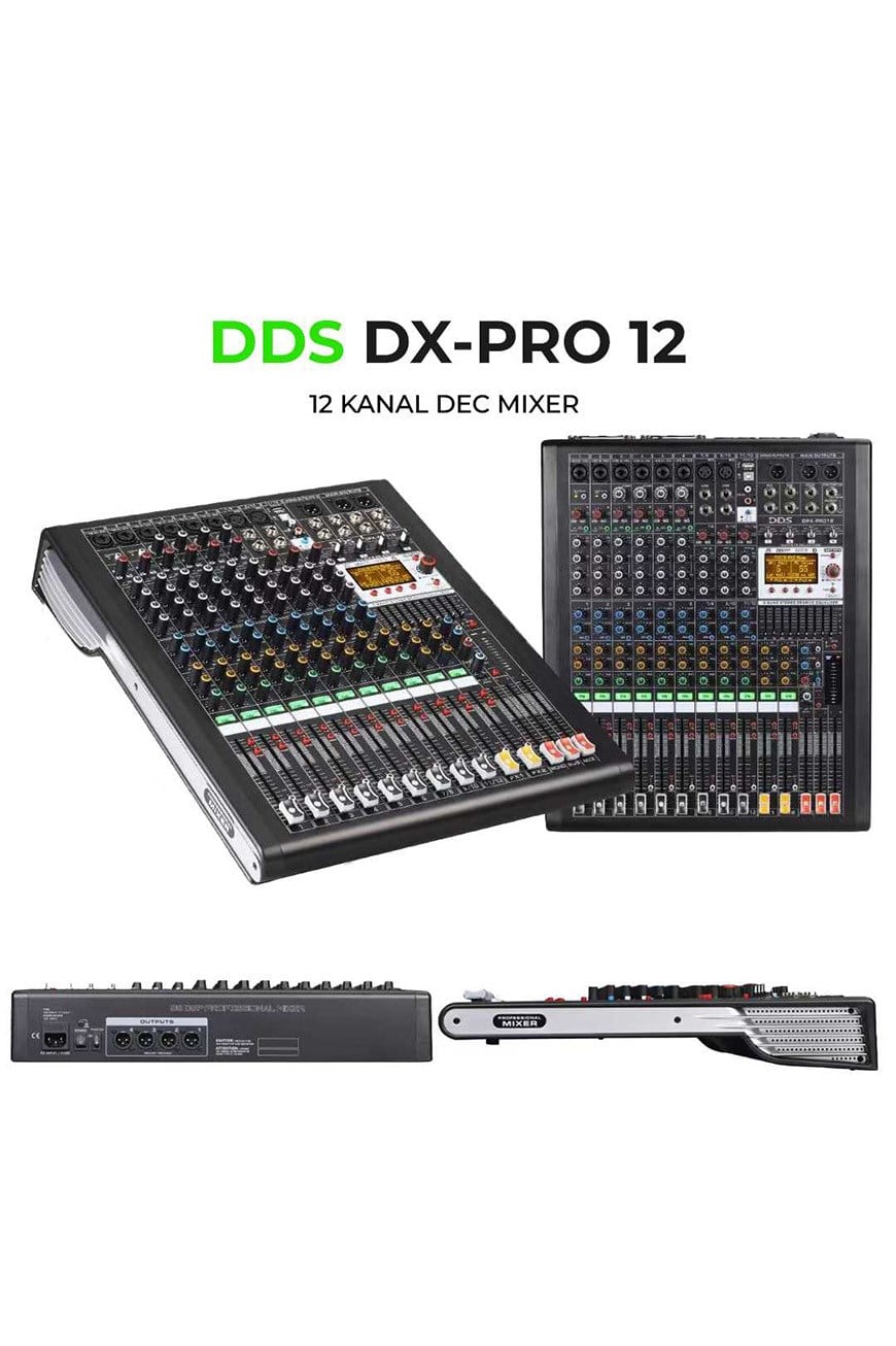 DDS DX-PRO 12 12 Kanal Deck Mikser Ses Mikseri