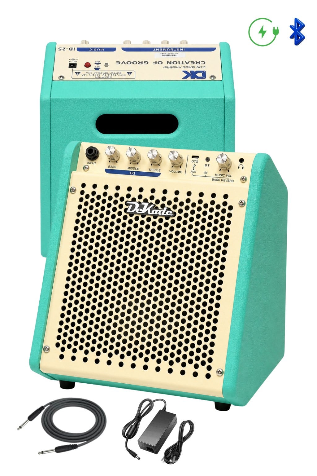 Torres DK İB-25PRO Bluetoothlu Bass Gitar Amfisi 25W Reverbli Profesyonel Bass Amfi