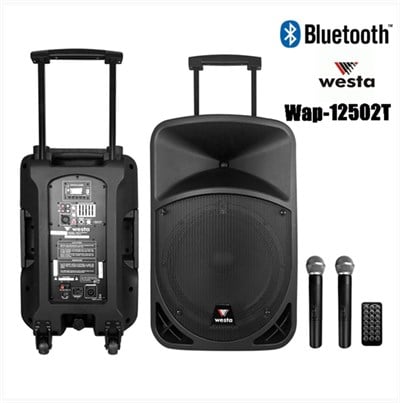 Westa Wap-12502T - Seyyar Portatif Ses Sistemi EL+EL