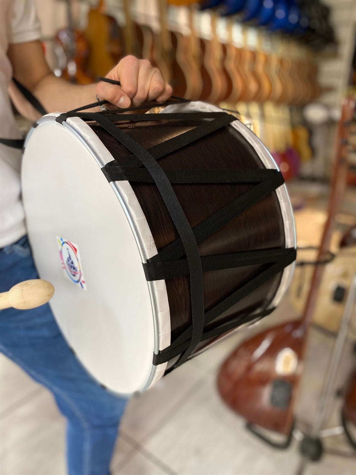 Yankı 40 Cm Kontrplak Davul (TOKMAK+ÇUBUK HEDİYELİ)