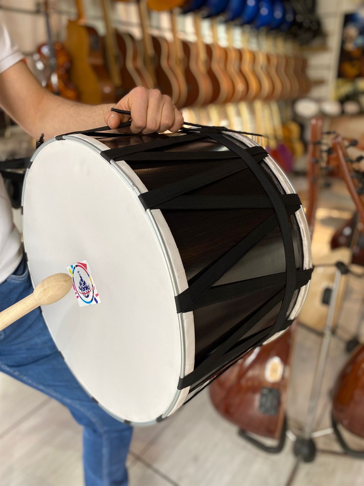 Yankı 45 Cm Kontrplak Davul (TOKMAK+ÇUBUK HEDİYELİ)