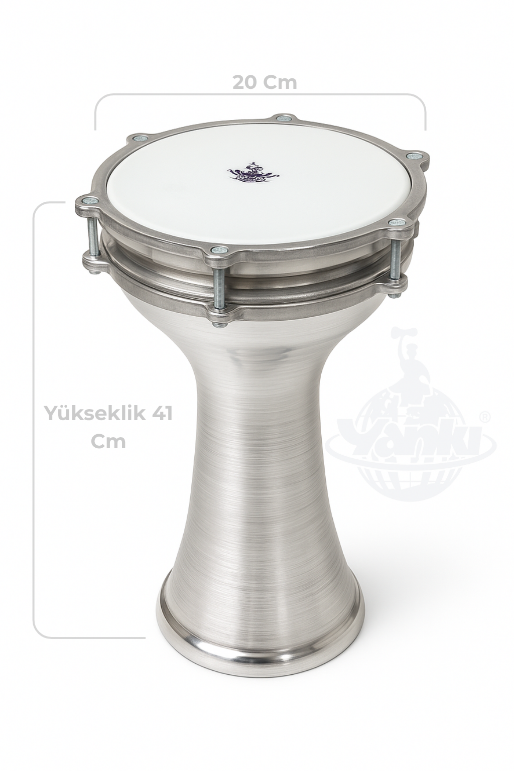 Yankı DR-5 Profesyonel Alüminyum Darbuka 5 Numara