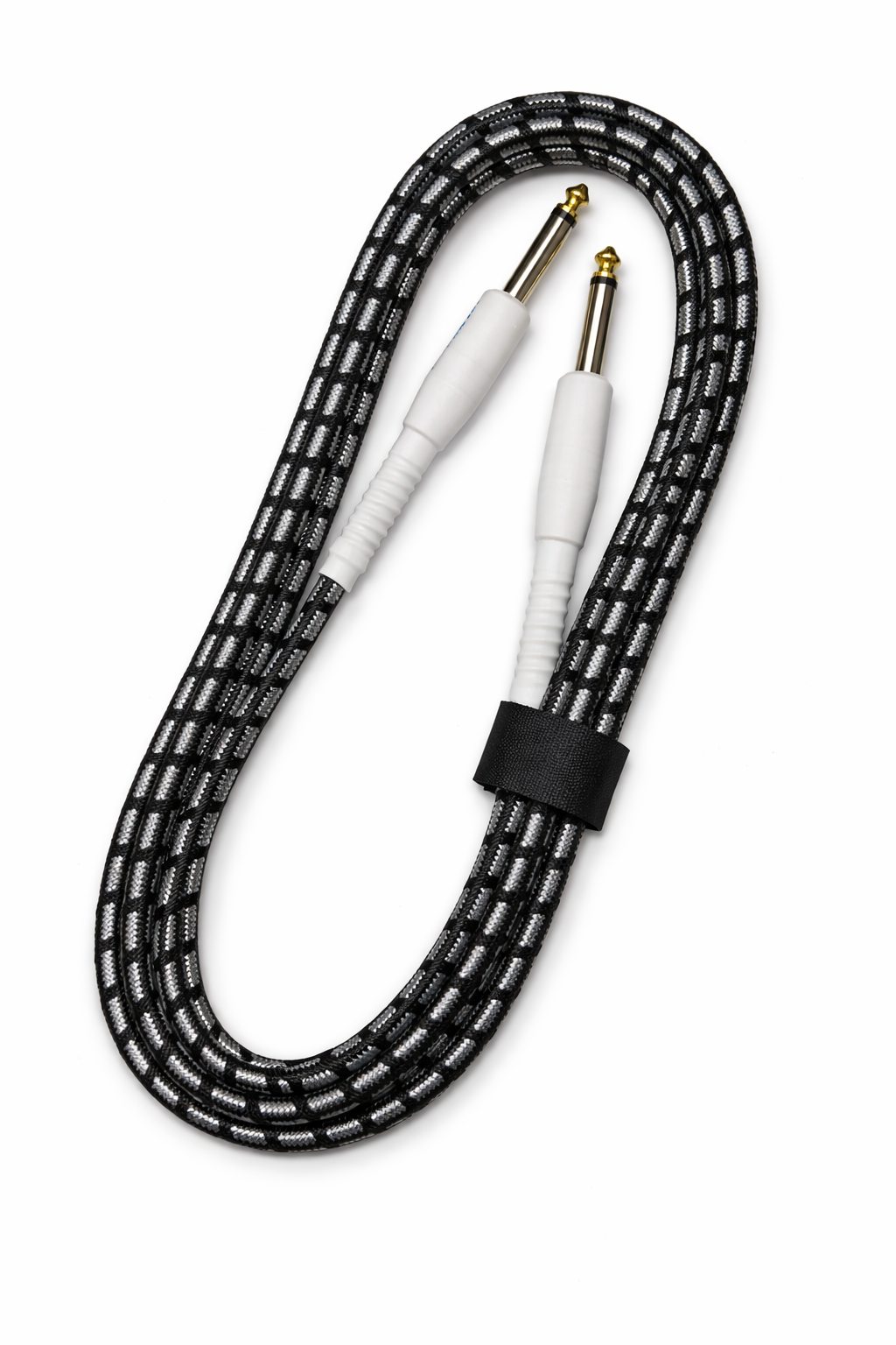 YANKI EC-3BK 3 Metre Enstrüman Kablosu Siyah - Jak Gitar Kablosu Spiralli Örgü Kaplama