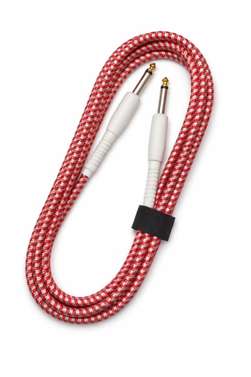 YANKI EC-3RD 3 Metre Enstrüman Kablosu Kırmızı - Jak Gitar Kablosu Spiralli Örgü Kaplama