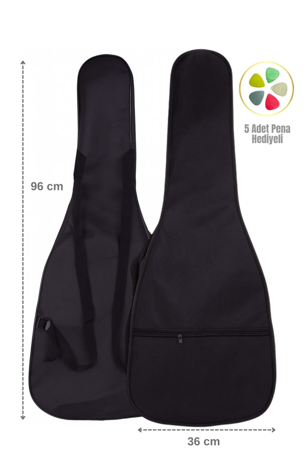 Yankı GB-34 3/4 Klasik Gitar Kılıfı Taşıma Çantası (Gigbag) Pena Hediyeli