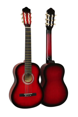 Campbell CE-55RD Kırmızı Klasik Gitar 4/4 ( Taşıma kılıfı, Gitar askısı, Tuner, Metod ve Pena Hediyeli)