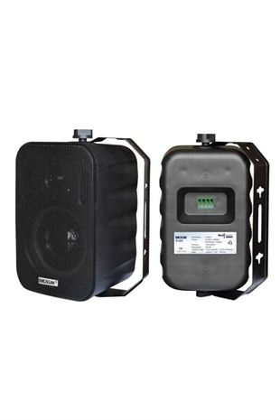 Dexun D-425TS Siyah Sütun Hoparlör (30W Hat Trafolu 70/100V)