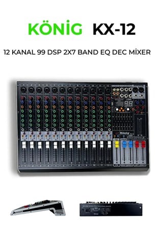 KÖNİG KX-12 12 KANAL DEC MİXER