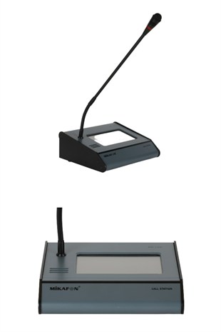 Mikafon EVA PM LCD Dokunmatik Ekranlı Anons Mikrofonu