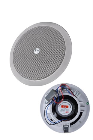 STI CS-06 16cm 10W 70V/100V Hat Trafolu Tavan Hoparlörü Asma Tavan Ses Sistemi