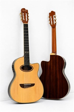 Torres CG40 Elektro Klasik Gitar 4/4 Profesyonel Fishman Preamp Masif Ladin