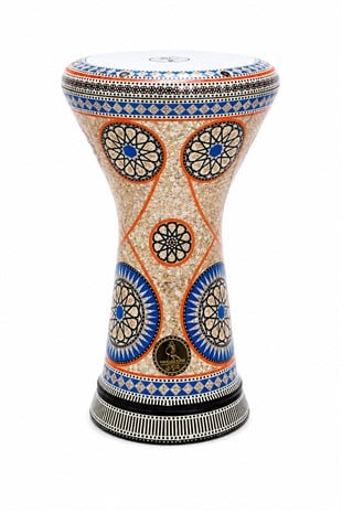 Yankı GEF-SD01 Gawharet El Fan Profesyonel Darbuka Sedef İşlemeli Mısır Modeli Solo Sahne Darbukası