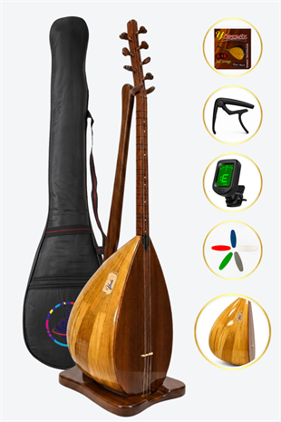 Yankı YB-40DP Profesyonel Kısa Sap Dut Ağacı Bağlama (Kılıf, Tel, Mızrap Hediyeli)