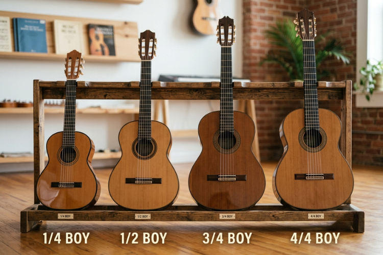 Gitar Boyutları Karşılaştırması