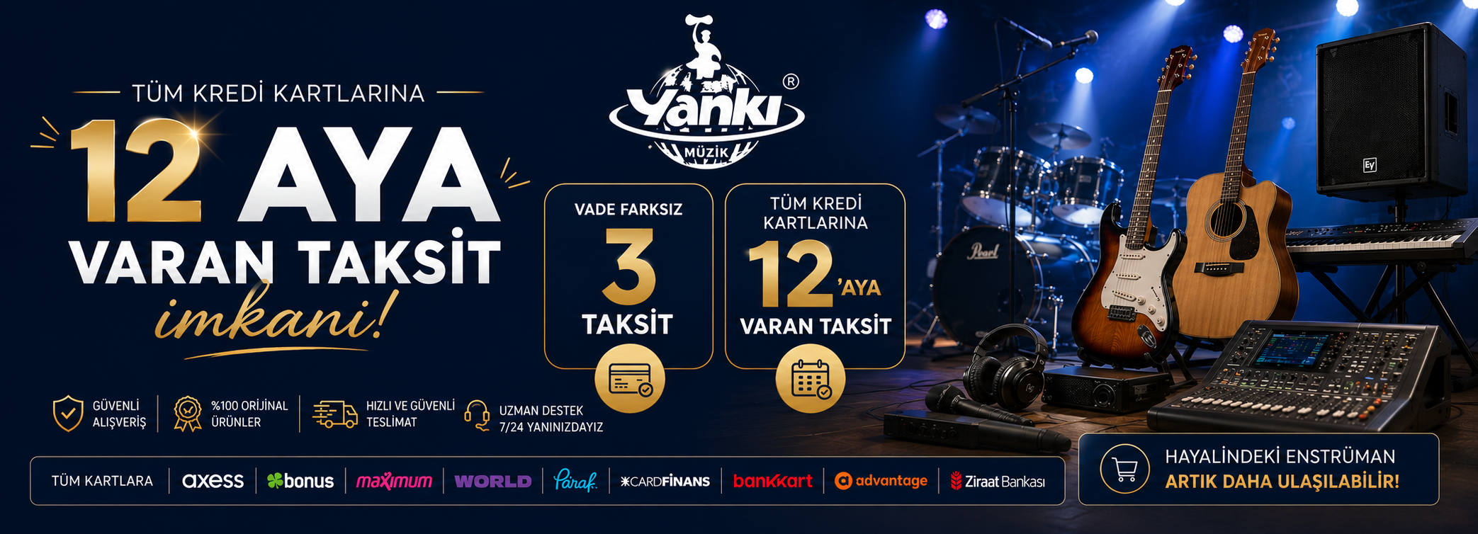 12 Aya Varan Taksit İmkanı