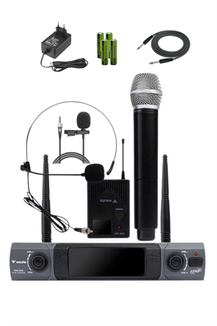 El + Yaka / Headset Kablosuz Mikrofon Seti | Sunum ve Sahne