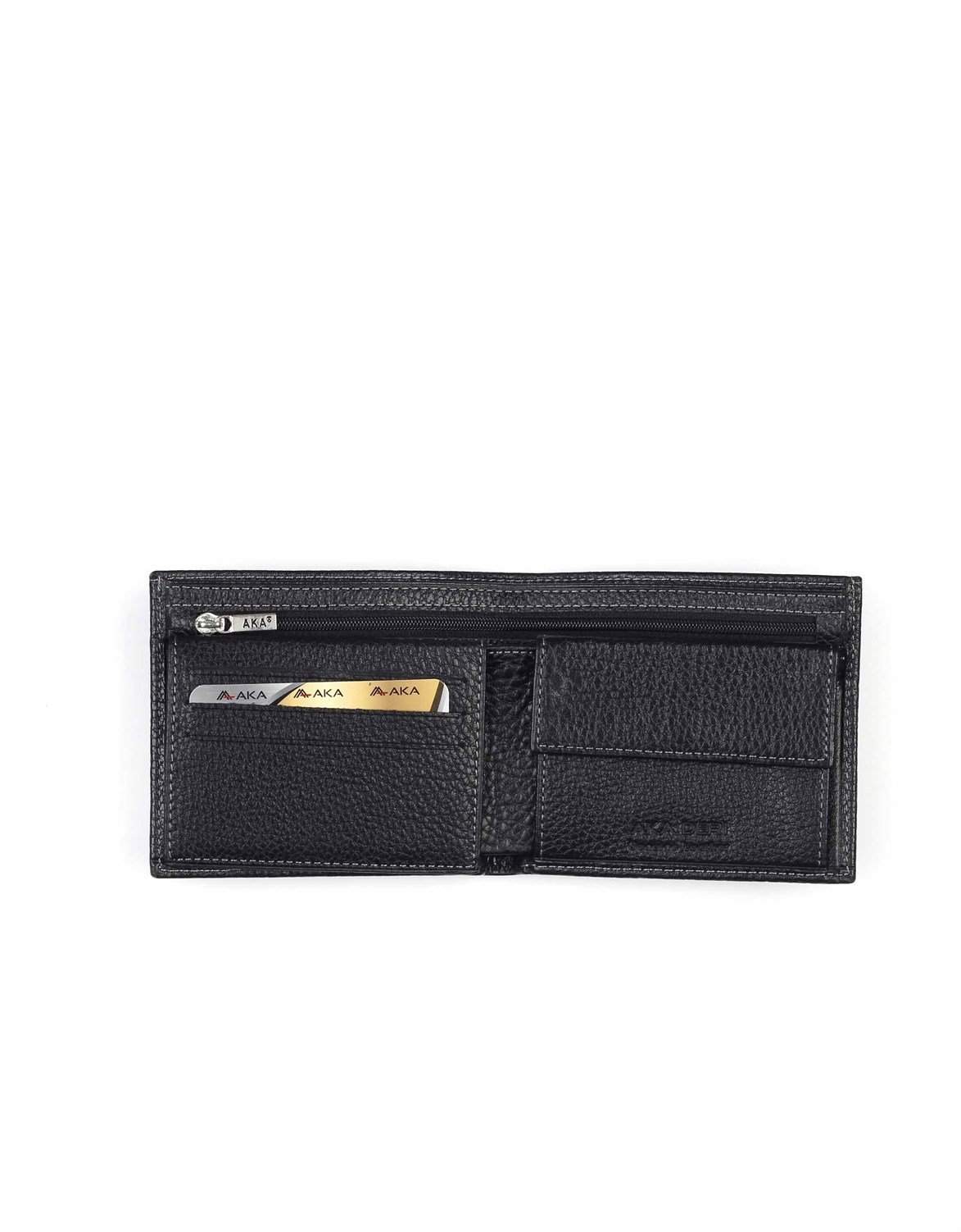 Aka Genuine Leather Mens Wallet 537 -2
