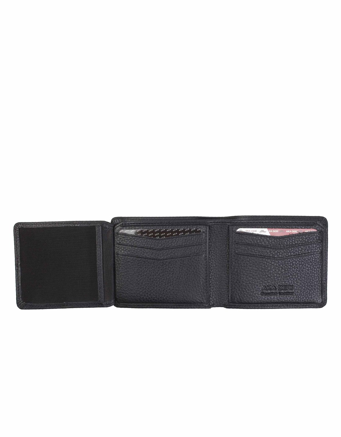 Aka Deri Siyah Erkek Cüzdanı 602 -2