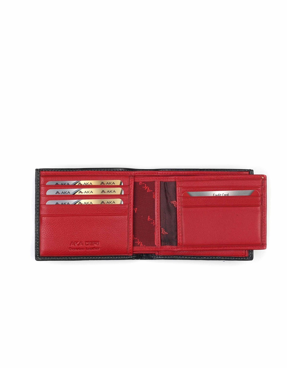 Aka Genuine Leather Mens Wallet 620 -2/8