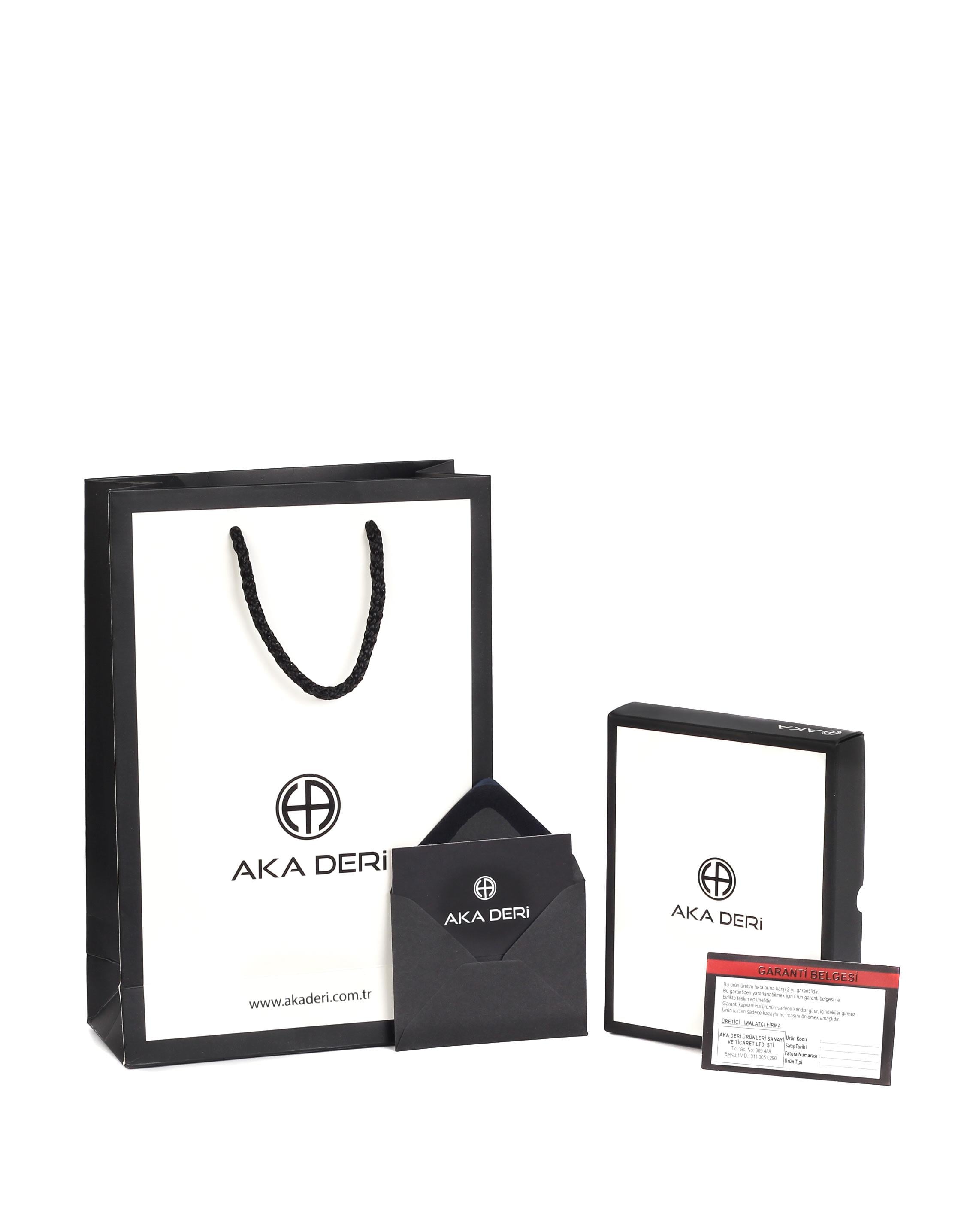 Aka Deri Kırmızı Anahtarlık 039 71