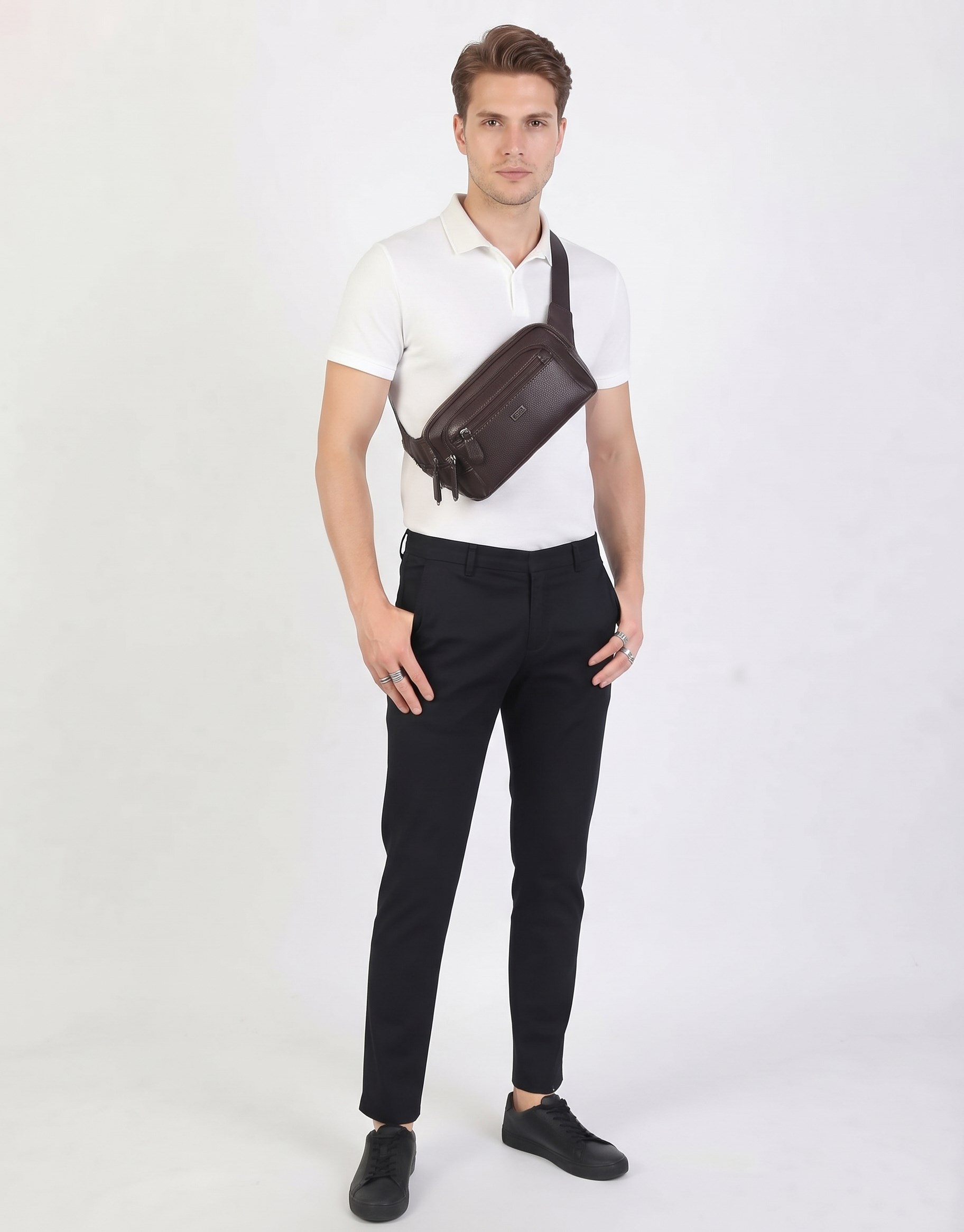 Genuine Leather Crossbody Bag 113 4