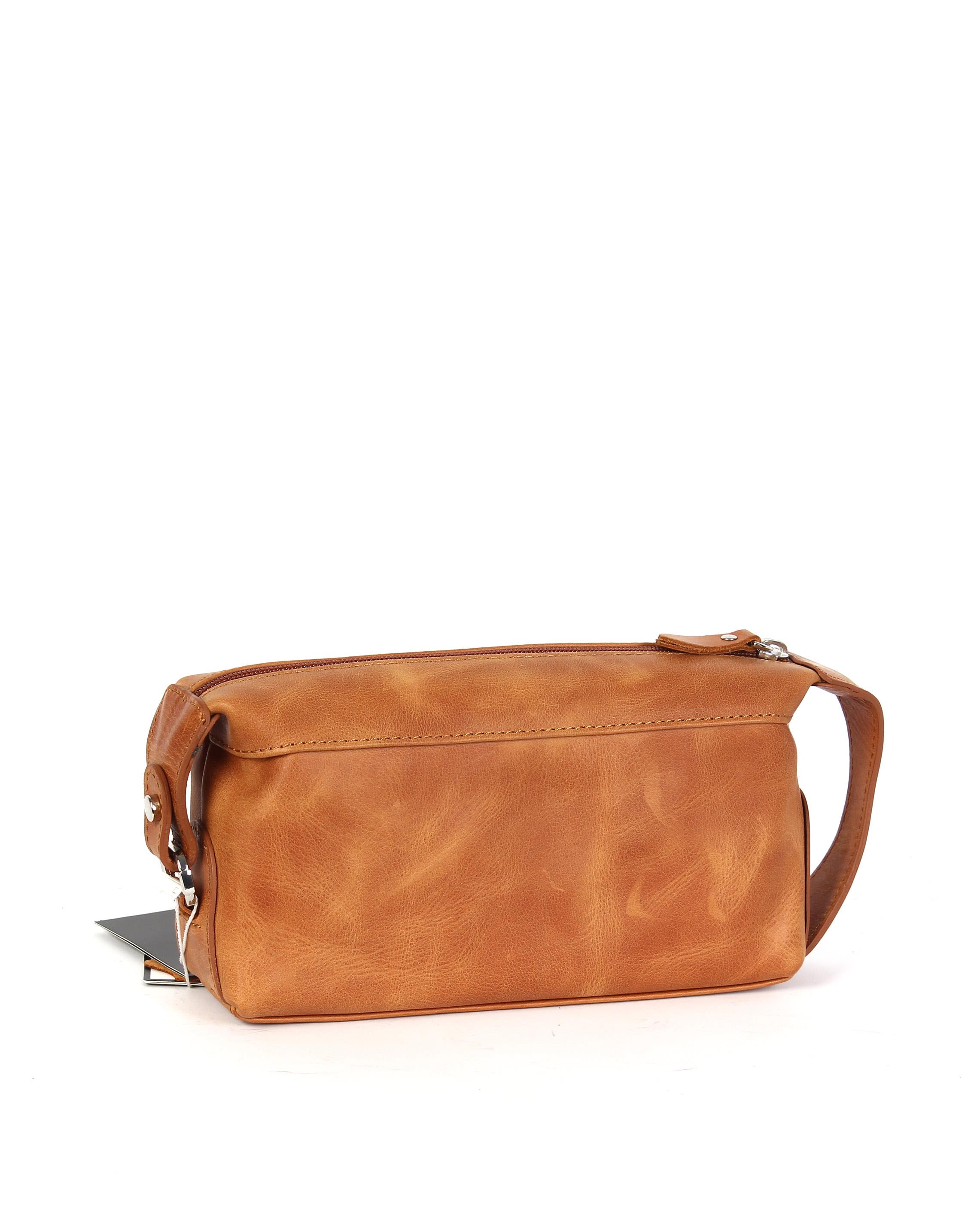 Aka Deri Crazy Açık Taba El Çantası 116 113