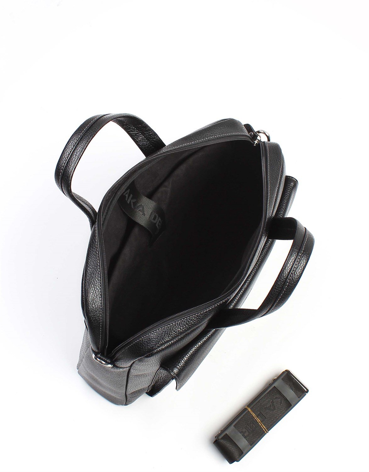 Aka Deri Siyah Laptop Evrak Çantası 242 2