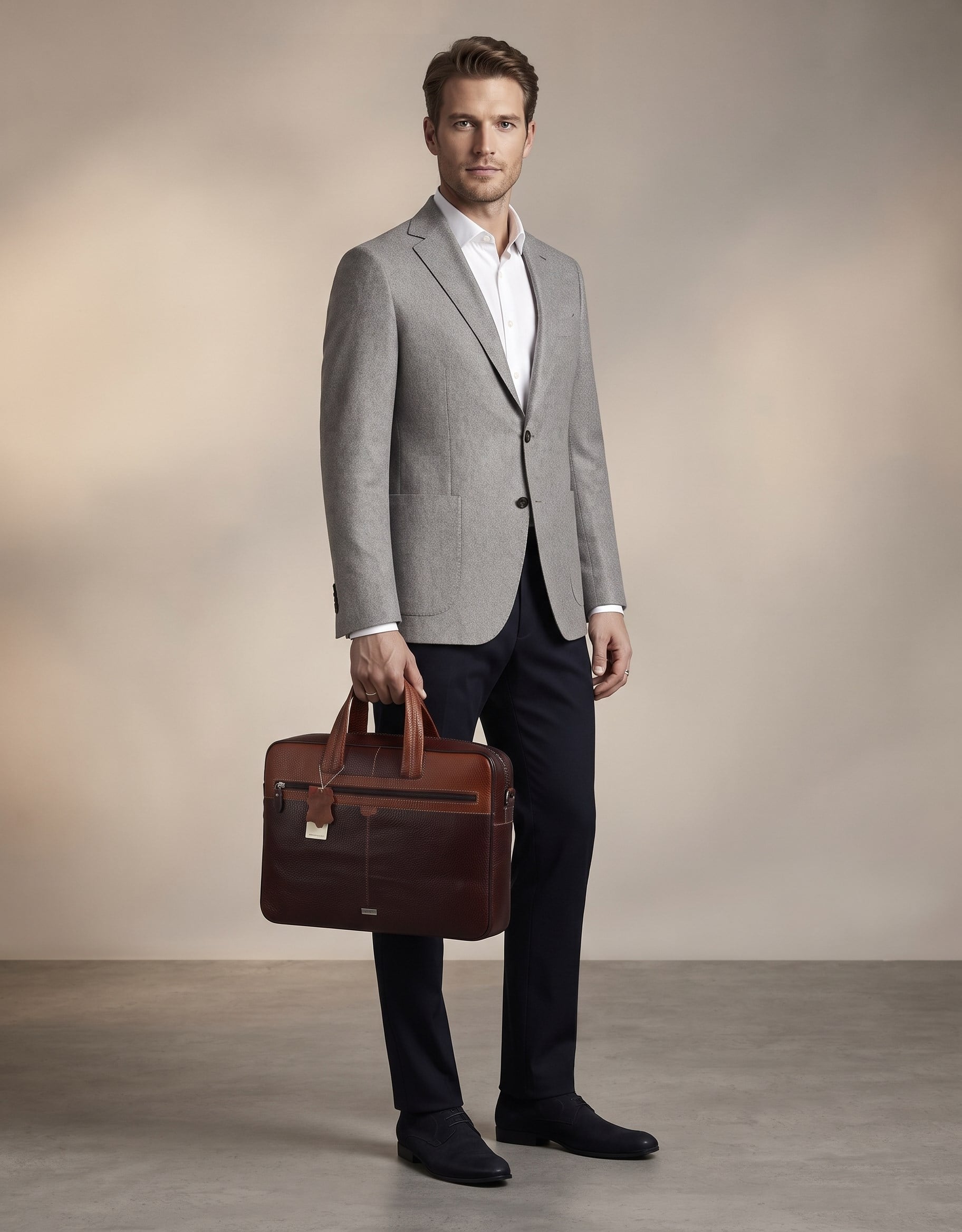 Genuine Leather Laptop Bag 253 61