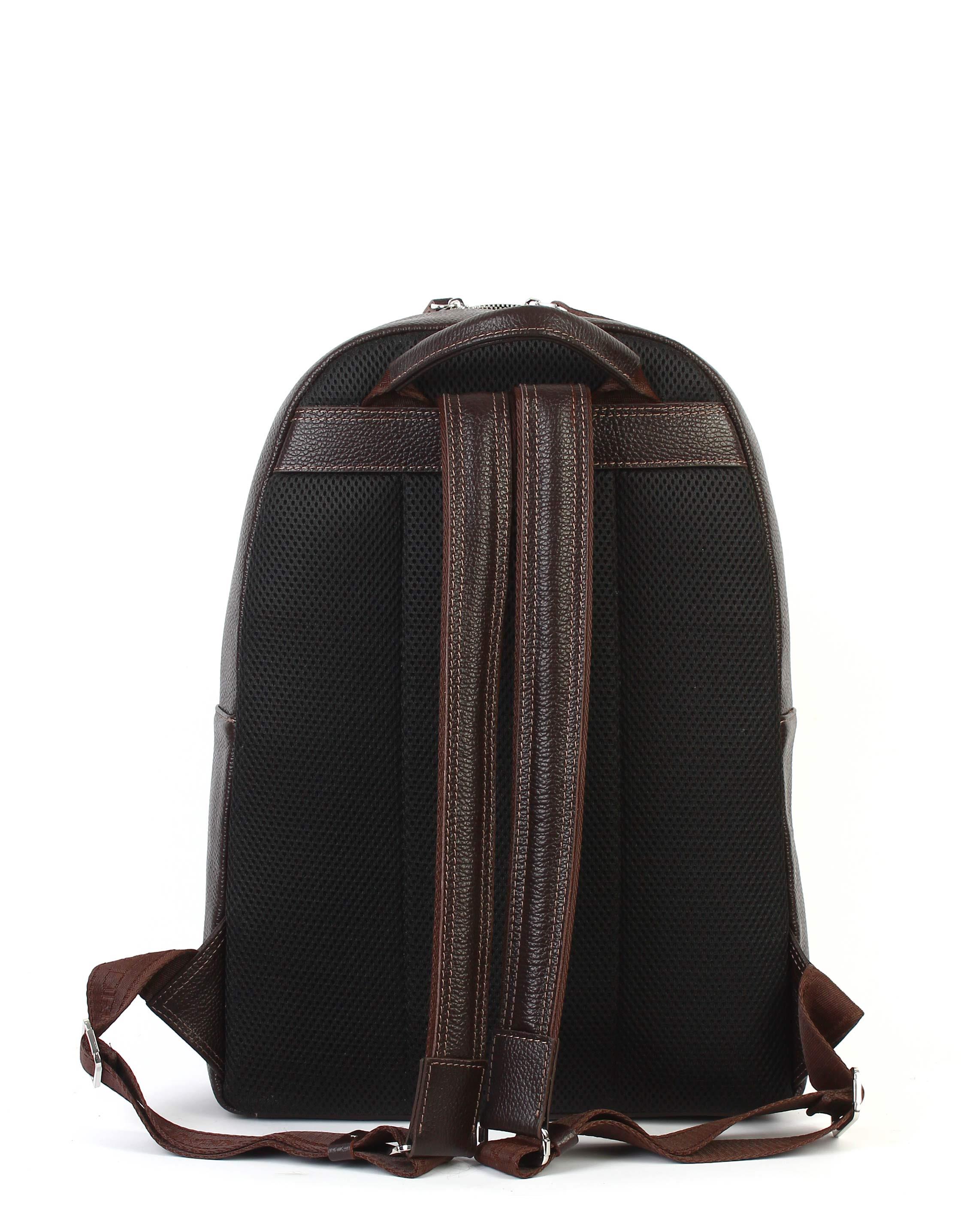 Aka Deri Kahverengi Sırt Çantası 907 4